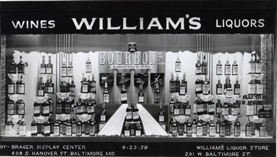 WILLIAM'S LIQUORS Original 1959