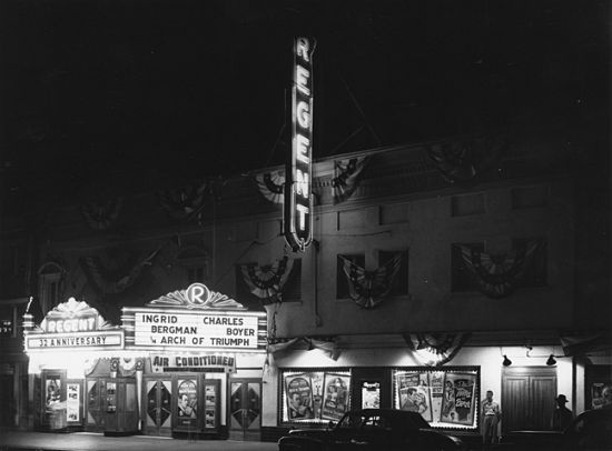 SVF Regent Theater, Baltimore, ca. 1948.