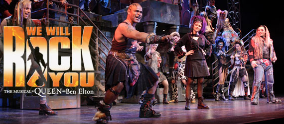 "We Will Rock You" runs for 5 days and 8 performances at the Hippodrome.