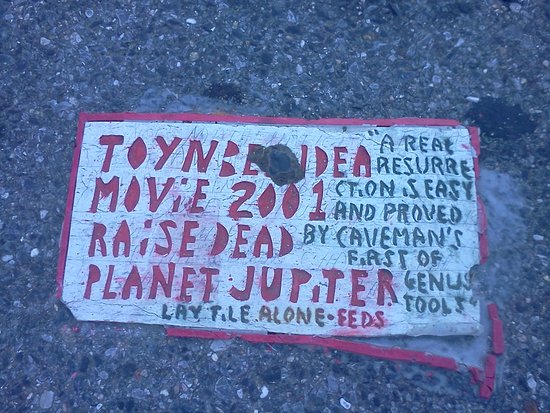"Toynbee Idea Movie 2001 Raise Dead Planet Jupiter."
