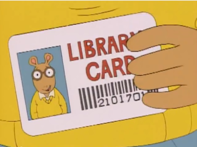 Arthur knows the library is a gateway card!