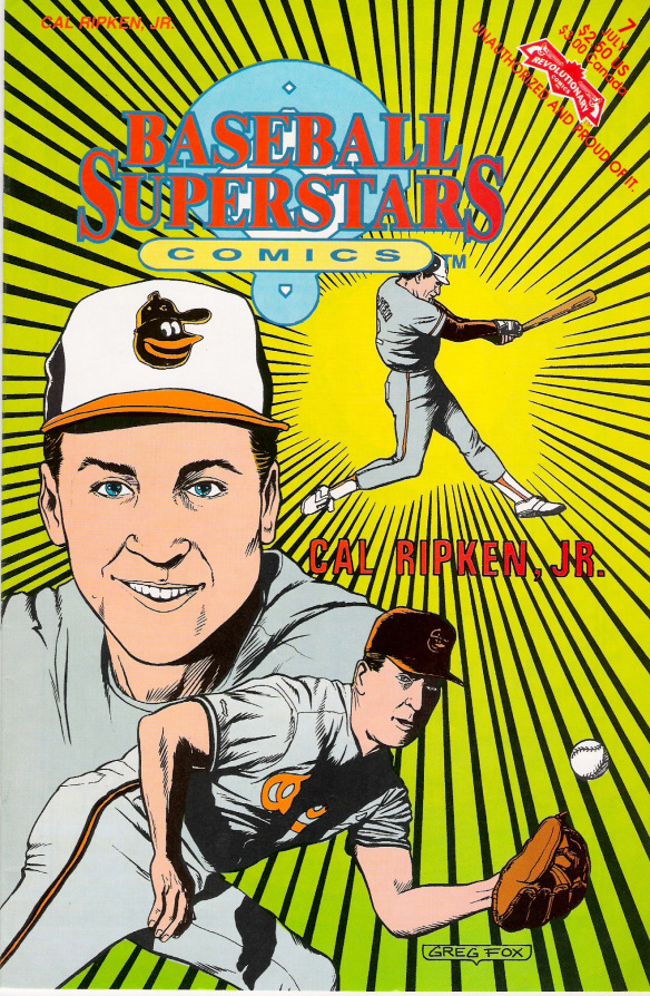 Baseball Superstars Comics‘ 1992 bio-comic on Cal Ripken, Jr. 