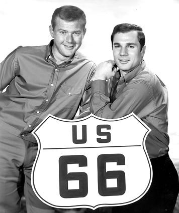 Marty Milner and George Maharis get their kicks on "Route 66"